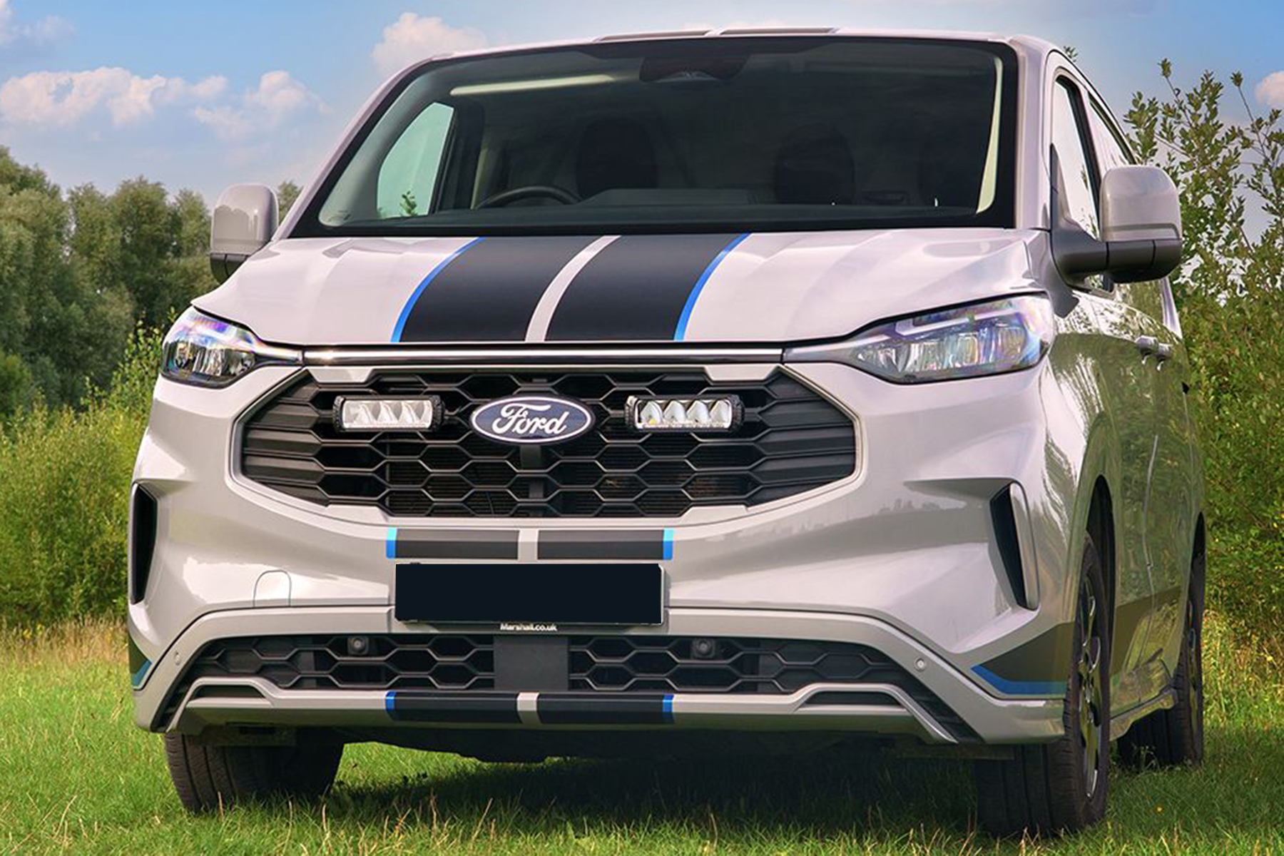Lazer Light Bar Grille Intergration Kit to suit Ford Transit Custom Sport (2024+) - Image 5