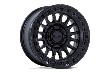 KMC IMS KM552 Matte Black with Gloss Black Lip Wheel 17x8.5 6x139.7 (Each)