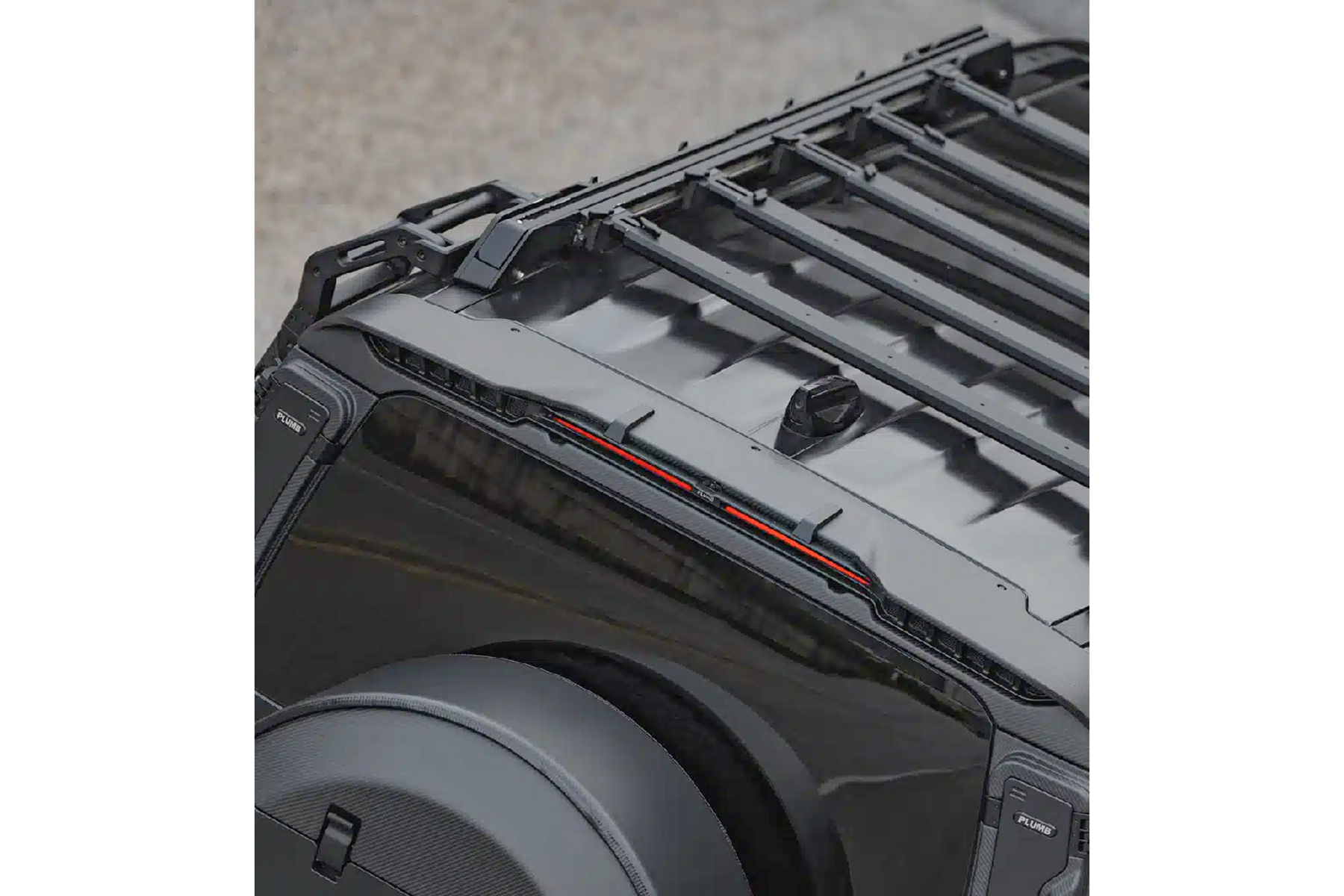 Plumb l Landrover Defender L663 M-One Series Dry Carbon Spoiler Wing Kit - Image 4