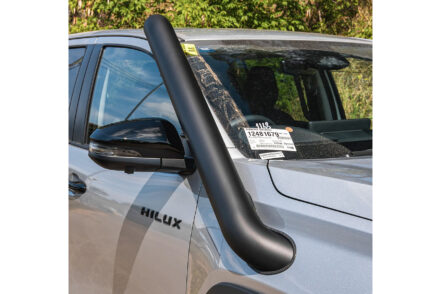 Fabulous 4 Inch Short Entry Stainless Snorkel to suit Toyota Hilux N90 (2026+)