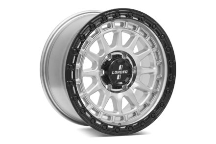 Loaded Canning Machined Black Lip Wheels 17 Inch