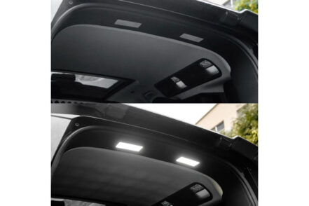 Black Venom Rear Loadspace Dual LED Lighting to suit Landrover Defender 90/110/130 Series (2021-2026)