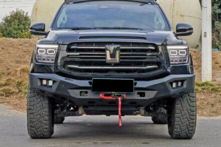 Premium Black Bull Bar & Fog Light Kit l GWM Tank 500