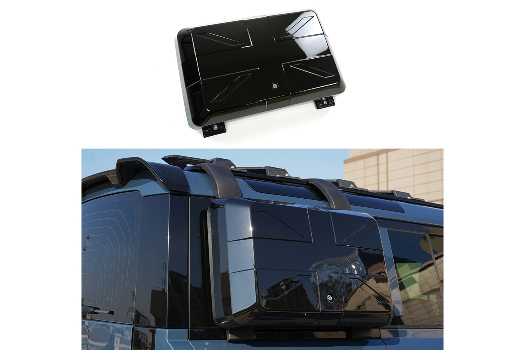 Union Jack Side Storage Cargo Box for Landrover Defender 90 / 110 / 130 Series 2021-2026