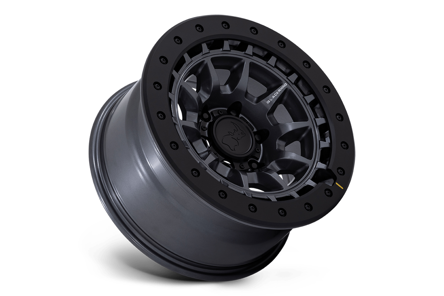 Black Rhino TUSK 17x8.5 6x139.7 l 0 offset Wheel (Each) (Grey) - Image 2