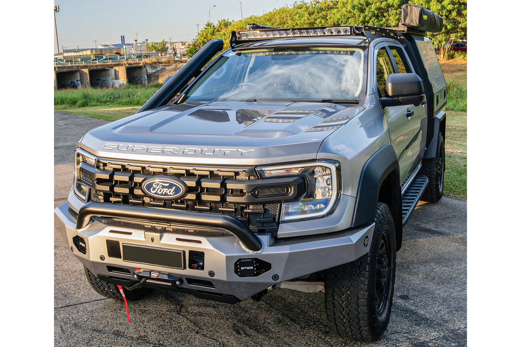 Fabulous 5 Inch Short Entry Stainless Snorkel to suit Ford Ranger SuperDuty 2025+ - Image 4