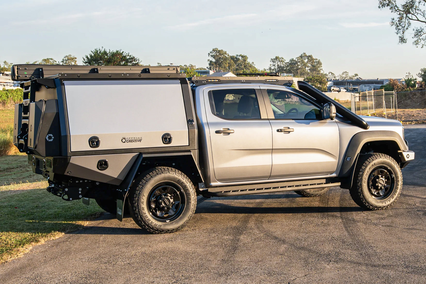 Fabulous 5 Inch Short Entry Stainless Snorkel to suit Ford Ranger SuperDuty 2025+