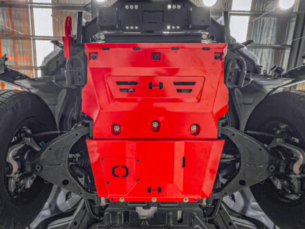 Hamer 2 Piece Red Bash Plate to suit BYD SHARK 6 2025+