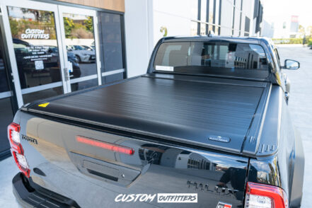 Black Venom Electric Roller Shutter to suit Isuzu D-MAX Dual Cab (2021-2026)
