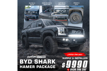 BYD Shark Hamer 4x4 Package (SYDNEY WORKSHOP ONLY - SUPPLY & INSTALLED)