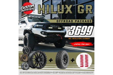 Offroad Wheels Tyres Lift Package for Toyota Hilux GR Sport (SYDNEY WORKSHOP ONLY - SUPPLY & INSTALLED)