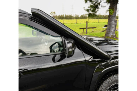Fabulous 4 Inch Short Entry Stainless Snorkel to suit Mitsubishi MV Triton 2024+