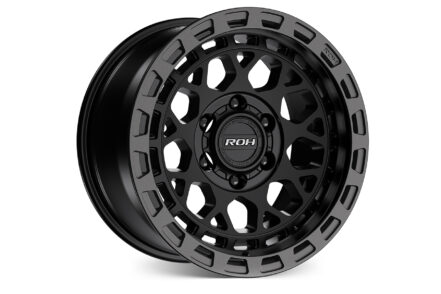 ROH ATLAS Wheel Black Centre Graphite Lip 17x9 6/139.7 +12 offset Wheel (Each)