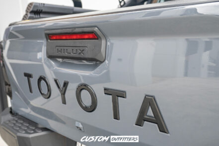 Toyota Hilux N90 Rear Tailgate Black Logo Decal Kit