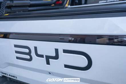 BYD Shark 6 Rear Tailgate Black Decal Kit