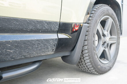 Matte Black Mud Flap Guards to suit Landrover Defender 110 Series (2021-2026) (Standard Edition)