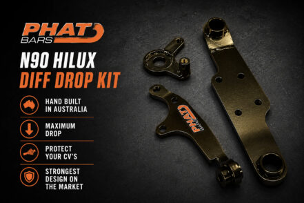PHAT BARS Diff Drop – Toyota Hilux N90 2025+