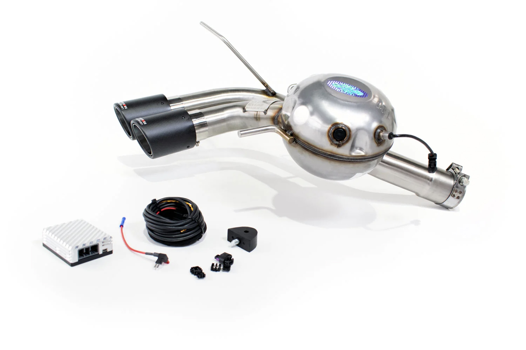 QuickSilver Exhaust - Landrover Defender D200, D240, D250, D300, D350 90, 110 and 130 - Sound Generator Exhaust System with Sound Architect (LR250S) - Image 7
