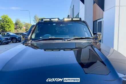 Black Venom LED Roof Pod Lights to suit Toyota Prado 250 Series