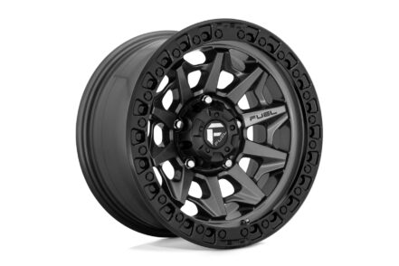 Fuel Covert 17x8.5 6x139.7 l 14 offset Wheel (Each) (Grey Centre/ Black Lip)