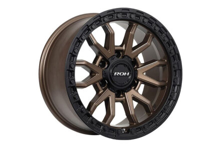 ROH RAID Wheel Bronze Centre Black Lip 17x9 6x139.7 +35 offset Wheel (Each)